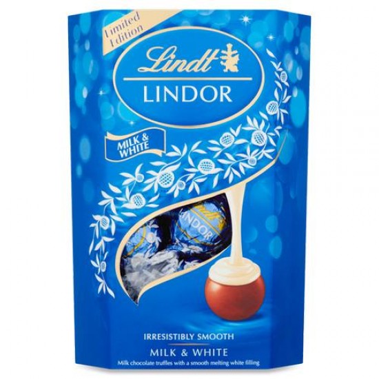 Lindor Lindt Milk And White Truffles Cornet T Boxes Sweetco Sweetco 2187